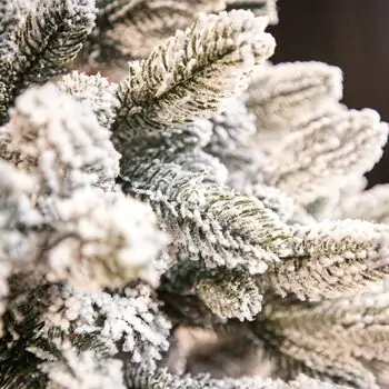 Global Snow-Covered PVC+PE 180 CM Christmas Tree დათოვლილი ნაძვის ხე შერეული სილიკონის წიწვებით, 8 image