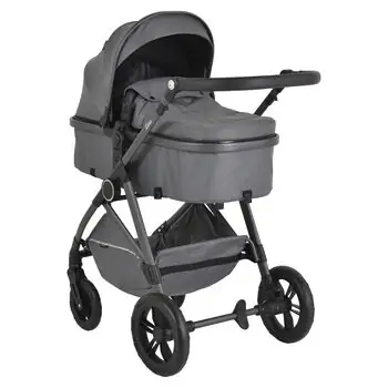 Moni Baby Stroller Lara 3in1 Grey - საბავშვო ტრანსფორმერი ეტლი, 11 image