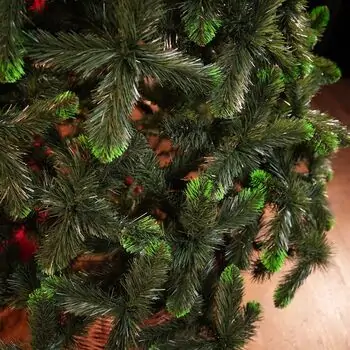 Lidiya Green Christmas Tree With Salad Tips PVC 250CM - ნაძვის ხე მწვანე ბოლოებით, 7 image