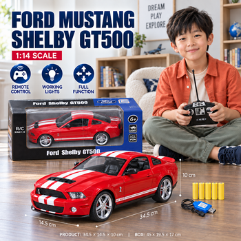 Ford Shelby GT 500 Remote Control Car - სათამაშო ფორდ შელბის დისტანციურად მართვადი მანქანა