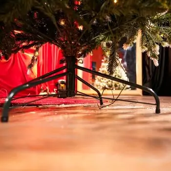 Christmas Tree With Lights 180 CM PE+PVC საახალწლო ნაძვის ხე, შერეული სილიკონის წიწვებით და განათებით, 12 image