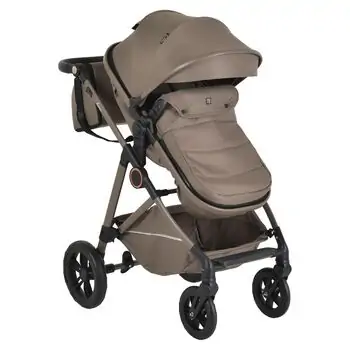 Moni Baby Stroller Lara 3in1 Beige - საბავშვო ტრანსფორმერი ეტლი, 3 image