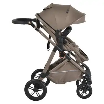 Moni Baby Stroller Lara 3in1 Beige - საბავშვო ტრანსფორმერი ეტლი, 7 image