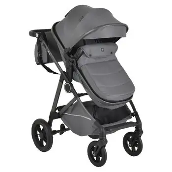 Moni Baby Stroller Lara 3in1 Grey - საბავშვო ტრანსფორმერი ეტლი, 3 image