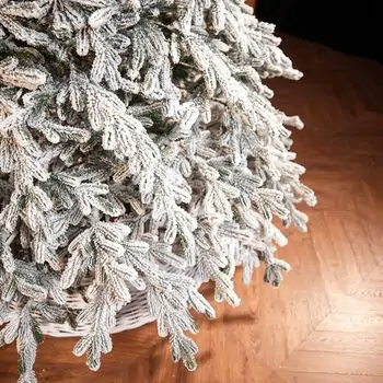 Viennese Snow-Covered Christmas Tree PE 250 CM  დათოვლილი ნაძვის ხე 100% სილიკონი, 6 image