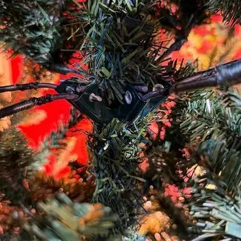 Christmas Tree PE+PVC 180 CM Green - ნაძვის ხე შერეული სილიკონის წიწვებით, 7 image