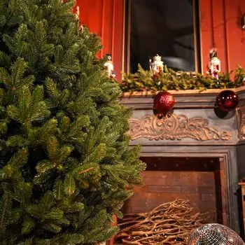 Christmas Tree Lamelia With Mixed Silicone Needle 180 CM - ნაძვის ხე შერეული სილიკონის წიწვებით, 13 image
