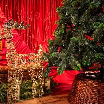 Lidiya Green Christmas Tree With Salad Tips PVC 250CM - ნაძვის ხე მწვანე ბოლოებით, 6 image