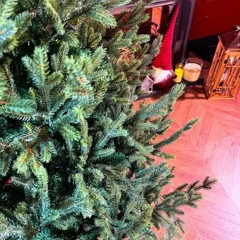 Christmas Tree PE+PVC 240 CM Green - ნაძვის ხე შერეული სილიკონის წიწვებით, 5 image