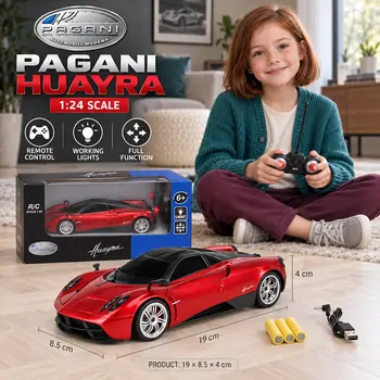 Pagani Huayra Car With Remote Control - სათამაშო მანქანა დისტანციური მართვის პულტით