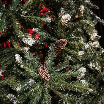 Christmas Tree With Pine Cones საახალწლო ნაძვის ხე გირჩებით 270 სმ, 8 image