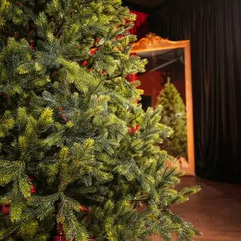 Holandiia Christmas Tree With Olive Tips PE 210 CM საახალწლო ნაძვის ხე, 100% სილიკონი, 7 image