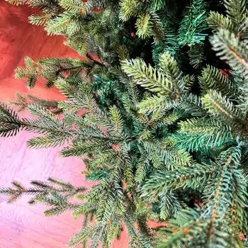 Christmas Tree PE+PVC 240 CM Green - ნაძვის ხე შერეული სილიკონის წიწვებით, 11 image