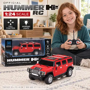 Remote Control Red Hummer Car - სათამაშო დისტანციურად მართვადი მანქანა