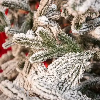 Viennese Snow-Covered Christmas Tree PE 250 CM  დათოვლილი ნაძვის ხე 100% სილიკონი, 7 image