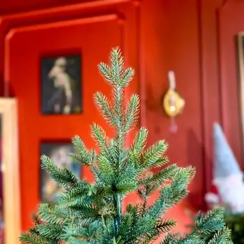 Christmas Tree PE+PVC 180 CM Green - ნაძვის ხე შერეული სილიკონის წიწვებით, 3 image