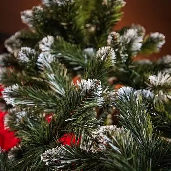 Lidiya Green Christmas Tree With White Tips PVC 250CM - ნაძვის ხე თეთრი ბოლოებით, 5 image
