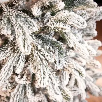 Global Snow-Covered PVC+PE 180 CM Christmas Tree დათოვლილი ნაძვის ხე შერეული სილიკონის წიწვებით, 7 image