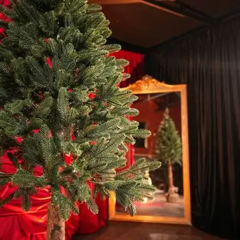 Premium Christmas Tree PE 220 CM ნაძვის ხე 100% სილიკონი, 7 image