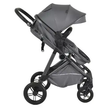 Moni Baby Stroller Lara 3in1 Grey - საბავშვო ტრანსფორმერი ეტლი, 8 image
