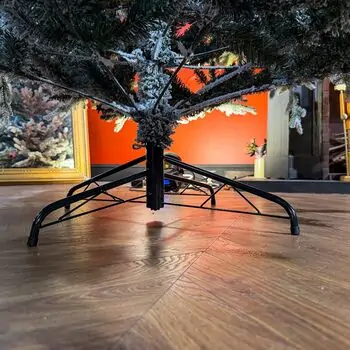 Snow-Covered Christmas Tree PE+PVC 240 CM - დათოვლილი ნაძვის ხე შერეული სილიკონის წიწვებით, 12 image