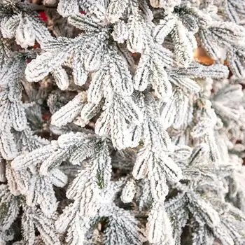 Viennese Snow-Covered PE 210 CM  Christmas Tree დათოვლილი ნაძვის ხე 100% სილიკონი, 5 image