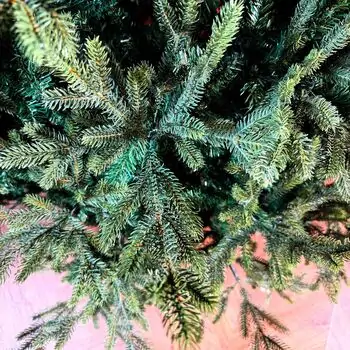 Christmas Tree PE+PVC 240 CM Green - ნაძვის ხე შერეული სილიკონის წიწვებით, 10 image