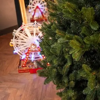Christmas Tree Lamelia With Mixed Silicone Needle 180 CM - ნაძვის ხე შერეული სილიკონის წიწვებით, 6 image