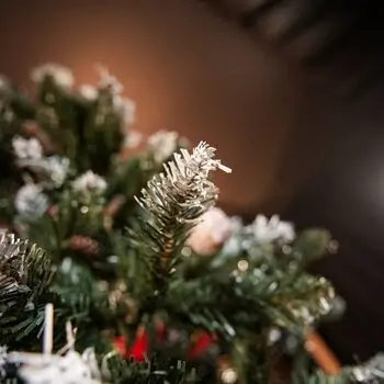 Christmas Tree With Pine Cones საახალწლო ნაძვის ხე გირჩებით 210  სმ, 8 image
