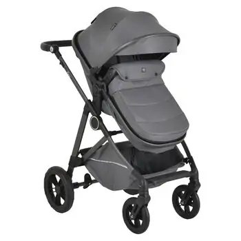 Moni Baby Stroller Lara 3in1 Grey - საბავშვო ტრანსფორმერი ეტლი, 5 image