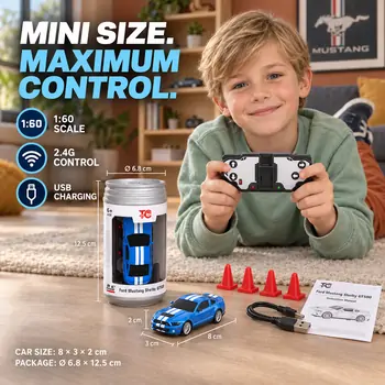 Remote Control Car Mustang ShelbyGT500 - სათამაშო დისტანციურად მართვადი მუსტანგის მანქანა