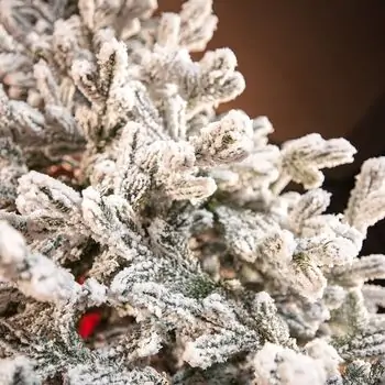 Viennese Snow-Covered Christmas Tree PE 250 CM  დათოვლილი ნაძვის ხე 100% სილიკონი, 9 image