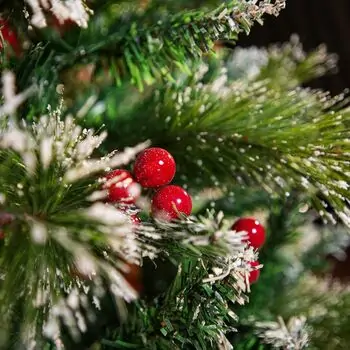 Christmas Tree With Snow-Covered Branches And Berries 180 CM ნაძვის ხე დათოვლილი ბოლოებით და კენკრით (OT2077), 5 image