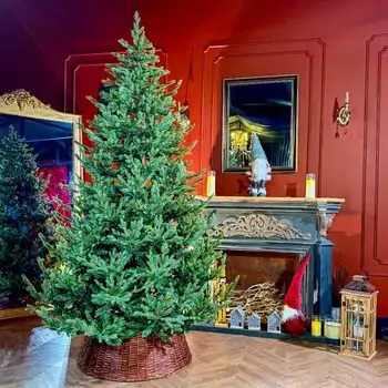 Christmas Tree PE+PVC 240 CM Green - ნაძვის ხე შერეული სილიკონის წიწვებით