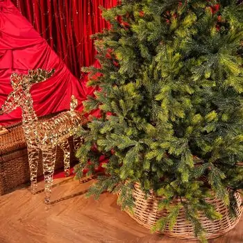 Holandiia Christmas Tree With Olive Tips PE 210 CM საახალწლო ნაძვის ხე, 100% სილიკონი, 8 image