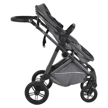 Moni Baby Stroller Lara 3in1 Grey - საბავშვო ტრანსფორმერი ეტლი, 9 image