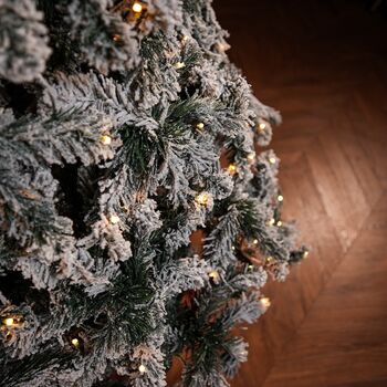 Christmas Tree With Lights 240 CM Snow-Covered ნაძვის ხე დათოვლილი ტოტებით და განათებით, 5 image