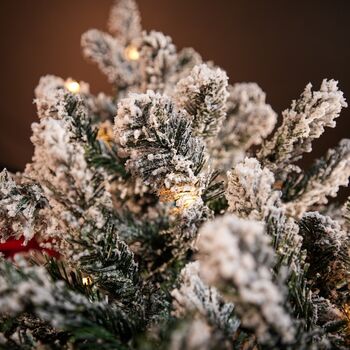 Christmas Tree With Lights 240 CM Snow-Covered ნაძვის ხე დათოვლილი ტოტებით და განათებით, 8 image