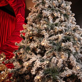Christmas Tree With Lights 240 CM Snow-Covered ნაძვის ხე დათოვლილი ტოტებით და განათებით, 10 image