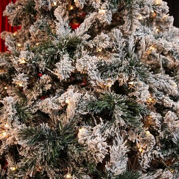 Christmas Tree With Lights 240 CM Snow-Covered ნაძვის ხე დათოვლილი ტოტებით და განათებით, 11 image