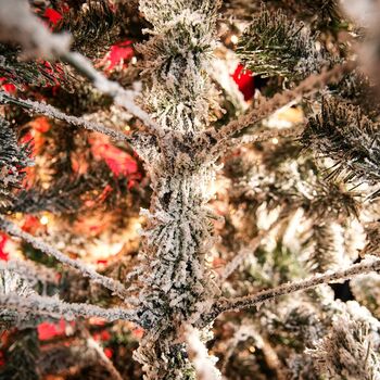 Christmas Tree With Lights 240 CM Snow-Covered ნაძვის ხე დათოვლილი ტოტებით და განათებით, 12 image