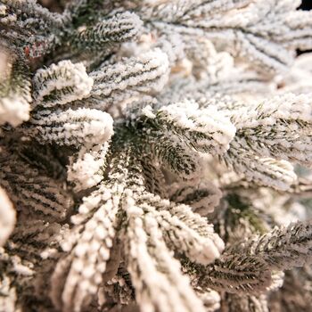 Viennese Snow-Covered PE 210 CM  Christmas Tree დათოვლილი ნაძვის ხე 100% სილიკონი, 7 image