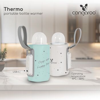 Cangaroo Portable Bottle Warmer Thermo Mint - ბოთლის გასათბობი, 2 image