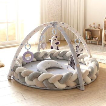 Moni Toys Play Mat Naya Grey - განსავითარებელი ხალიჩა, 2 image