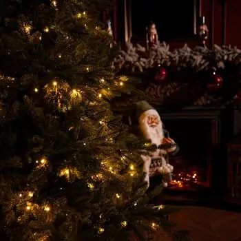 Winterlyn Christmas Tree 100% Silicone Needle With Lights PE 210 CM - ნაძვის ხე 100% სილიკონის წიწვებით და განათებით, 6 image