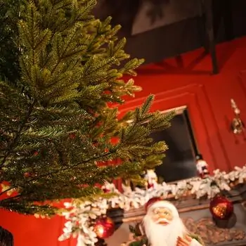 December Dream Christmas Tree PE+PVC 210 CM With Mixed Silicone Needle - ნაძვის ხე შერეული სილიკონის წიწვებით, 10 image