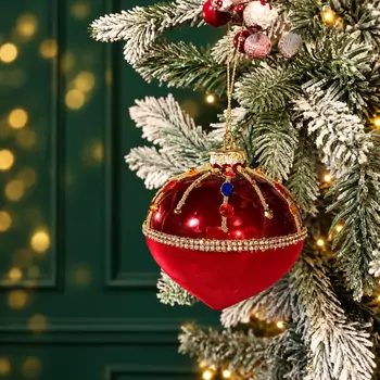 Sparkling Red Hanging Decoration - ნაძვის ხის სათამაშო