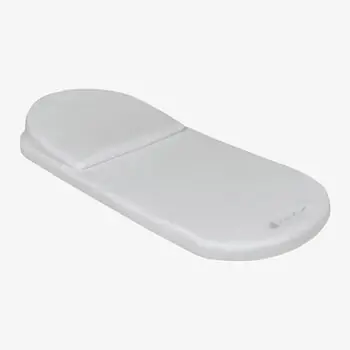 KikkaBoo Carrycot mattress With Pillow 75/30 cm Airknit Grey - ეტლში ჩასაფენი მატრასი