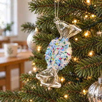 Crystal Candy Hanging Decoration - ნაძვის ხის სათამაშო