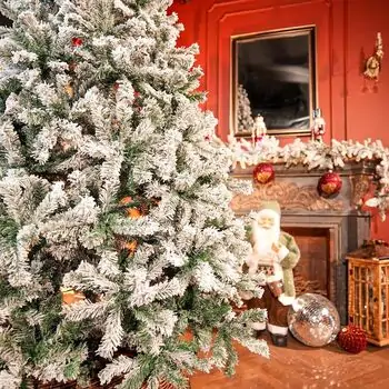 Snowy Belle Christmas Tree 270 CM საახალწლო ნაძვის ხე დათოვლილი ტოტებით, 5 image